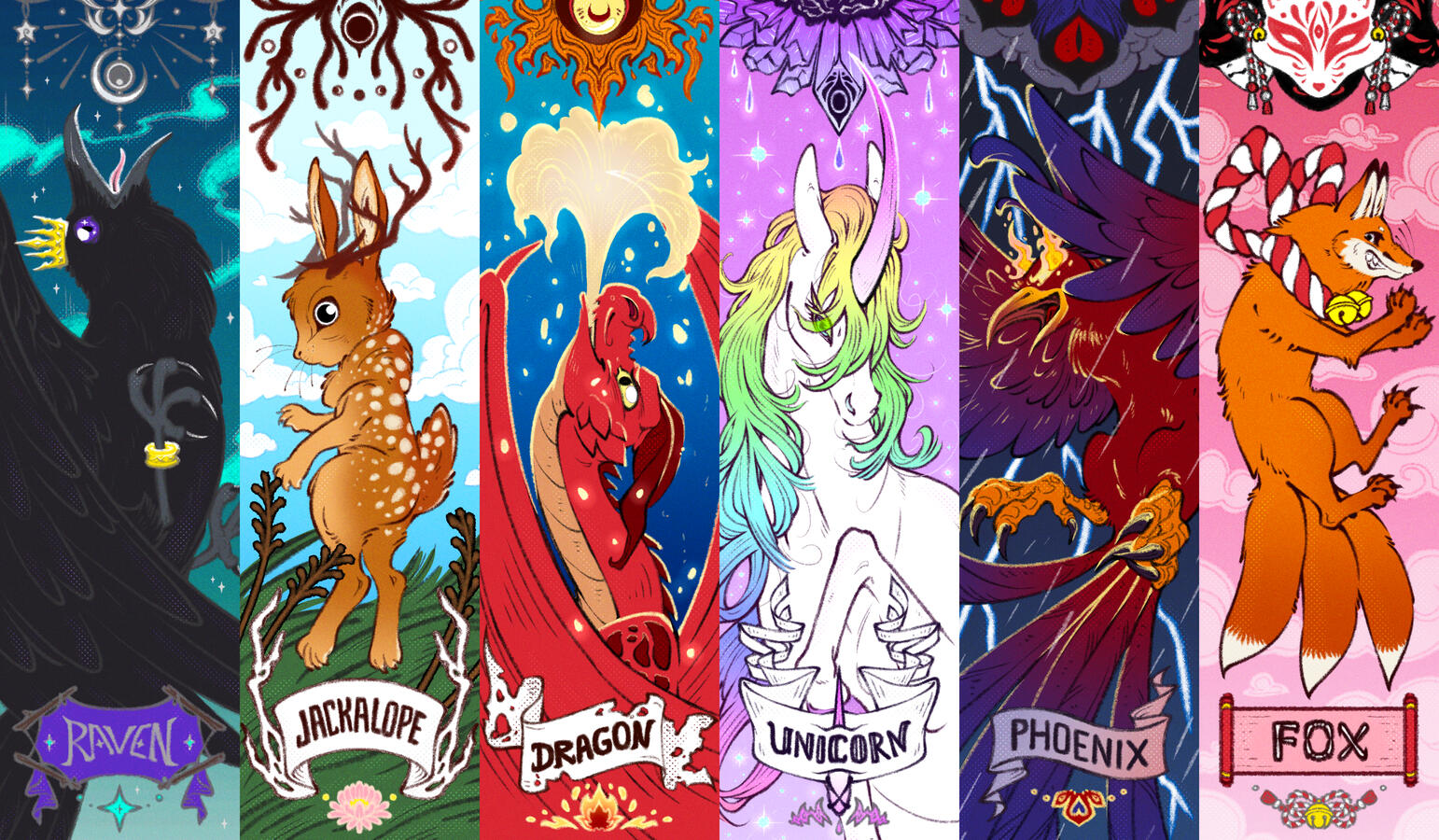 Mythical Beasts in Color